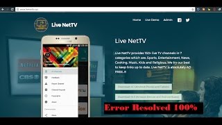 Live NetTV - Can't Open File Issue [RESOLVED]