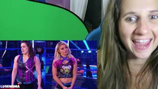 Alexa &Nikki interrupt Sasha Banks & Bayley