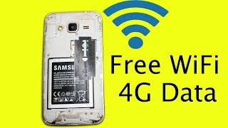 Get Free 4G Internet Data WiFi Signal Without Sim Card on Mobile Device Using Steel Blade