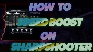 NBA 2K17 HOW TO SPEED BOOST WITH A SHARPSHOOTER
