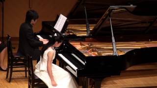 PTNA2015コンペ全国決勝／2台ピアノコンチェルトA 第1位 太田糸音 & 鯛中卓也 ピアノ協奏曲第20番 ニ短調 K.466 第1楽章