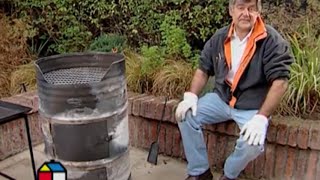 Делаем барбекю из металлической бочки