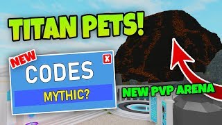 NEW CODES - TITAN PETS IN GOD SIMULATOR (Roblox)