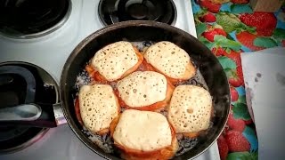 Гренки с яйцом и молоком! Очень простой рецепт приготовления