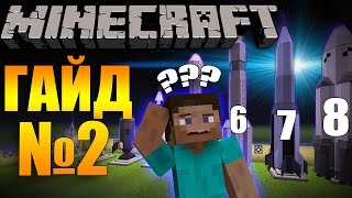 Полный разбор крафта ракет из мода GalactiCraft с аддоном Galaxy Space