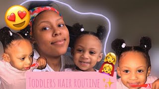 Toddlers HAIR ROUTINE| How I Do My Daughters Hair| TEEN MOM