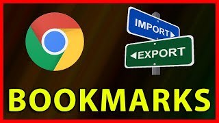 How to Import and Export bookmarks in Google Chrome - Tutorial (2019)