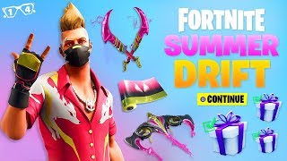 FREE SUMMER DRIFT GIFTS in Fortnite! (14 DAYS OF SUMMER)
