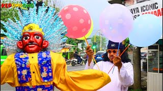 ONDEL ONDEL ngutuk WOWO jadi KUNTILANAK!! - KEPOMPONG BALON - ONDEL ONDEL