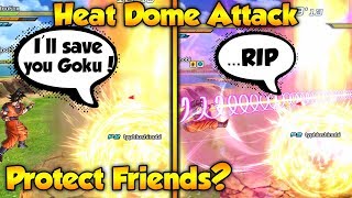 Heat Dome Attack save friends from Ultimates?! - Dragon Ball Xenoverse 2