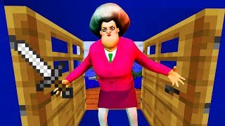 PROFESSORA MALVADA GIGANTE INVADIU MINHA CASA NO MINECRAFT! ‹ Scary Teacher 3D ›