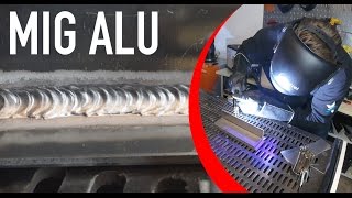 MIG Schweißen Aluminium mit WIG Optik und Schuppung Tipps und Tricks