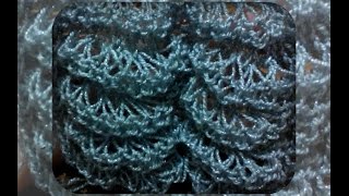 Узор спицами Гирлянды. Pattern Garland spoke.