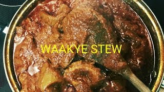 HOW I MAKE LOCAL GHANA "WAAKYE STEW "