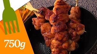 Recette de Brochettes de poulet Yakitori - 750g
