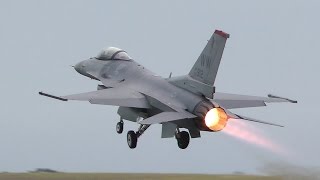 USAF F-16C VIPER Fighting Falcon Handling Demo