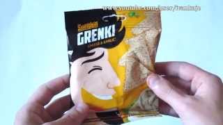 Snekkin Grenki Сыр с Чесноком Дико-Вкусные сухари Обзор