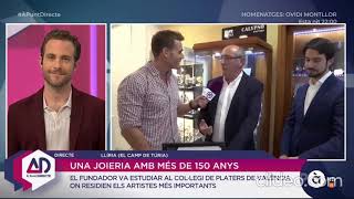 Intervención de joyería Falomir en À punt (Valenciano-Castellano)