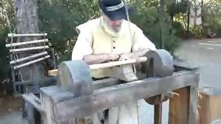 Древний токарный станок, Ancient turning lathe