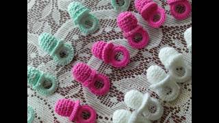 Souvenir crochet dummies, for birth, baptism, etc.ganchillo.