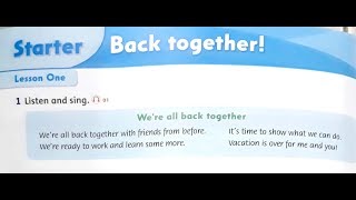 Tieng anh lop 5-  starter-  Back together