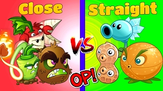 Plants vs Zombies 2 Gameplay Straight vs Close Range - STRONG!! Primal Plantas Contra Zombies 2 PVZ