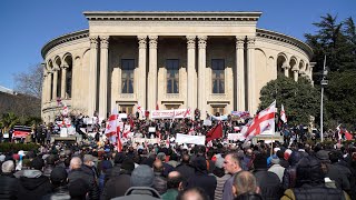 მრავალათასიანი აქცია ნამახვანი ჰესის მშენებლობის წინააღმდეგ ქუთაისში - ვიდეო