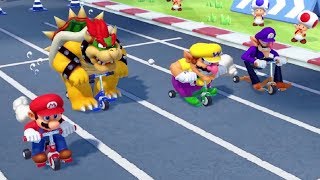 Super Mario Party - All Goofy Minigames - Mario vs Bowser vs Wario vs Waluigi