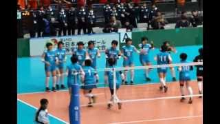 【春高バレー2013】　攻守に粘り3回戦進出！　東京都市大学塩尻高校