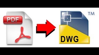 How to convert pdf to drawing in Autocad | Convert PDF to CAD-dwg dxf autocad | PDf to dwg Autocad |
