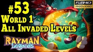Rayman Legends Walkthrough - Teensies in Trouble All Invaded Level Runs 1080p