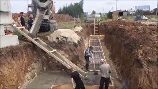 Фундамент из ФБС Блоков