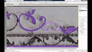 3D Max моделирование ковки - Декоративная решетка, ч.5