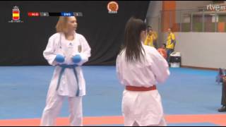 Серия A Karate1 2017 - Толедо. Финал в женском кумитэ до 55 кг