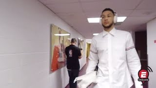 Ben Simmons arrives for his first NBA game | OnScene | ESPN