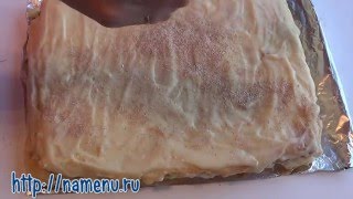 Торт "Наполеон" от бабушки Эммы: видео рецепт