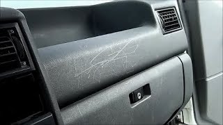 VW T4 Transporter  --  Kratzer im Kunststoff ausbessern