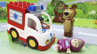 Игрушки компании PlayBIG Bloxx у видео для детей - Взрослая Маша! Развивающие видео