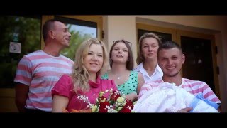 Выписка из роддома г.Гродно. Семейное видео.