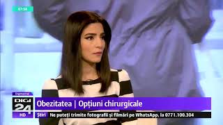 Obezitatea, tratatamentul chirurgical - interviu Digi24 cu Dr. Victor Diaconu