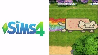 The Sims 4 "Nyan Nyan Cat ~ Pixel Art"