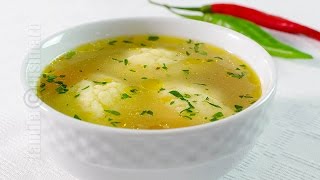 Supa de pui cu galuste | JamilaCuisine