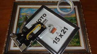 Оформление вышивки бисером в раму