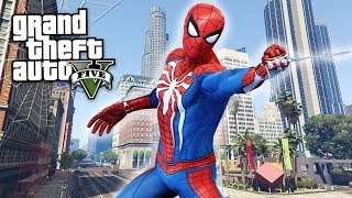 GTA 5 Mods - SPIDERMAN MOD 2.0 w/ PS4 SPIDERMAN! GTA 5 Spiderman 2.0 Gameplay! (GTA 5 Mods Gameplay)