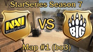 НАВИ на СТАРСЕРИИ против БИГ | NaVi vs BIG Map #1 (bo3) de_mirage [RU] | StarSeries Season 7