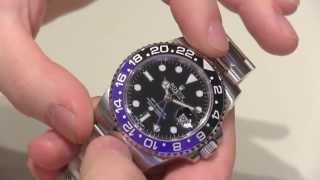 Rolex GMT Master II Day/Night Watch With Black And Blue Bezel Hands-On