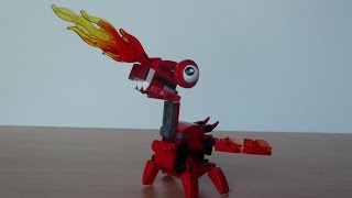 LEGO MIXELS FLAMZER BURNARD MIX with Lego 41531 and Lego 41532 Mixels Serie 4