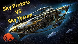 StarCraft 2: Sky Protoss VS Sky Terran!?