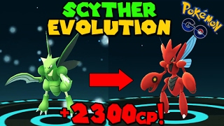 Evolving SCYTHER to SCIZOR (Pokemon Go GEN 2 Evolution)
