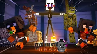 Minecraft FIVE NIGHTS AT FREDDY'S - THE PUPPET MASTER HAS TRAPPED DONUT IN THE FNAF HOTEL